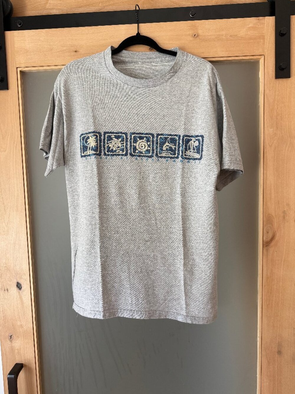Vintage Islands of Aloha Hawaii T-Shirt | Men’s Medium | Gray Graphic Tee
